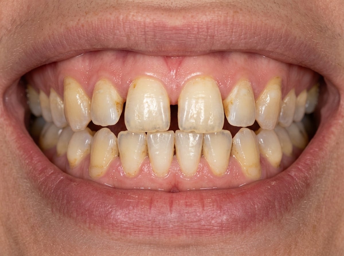 Smile makeover before treatment
