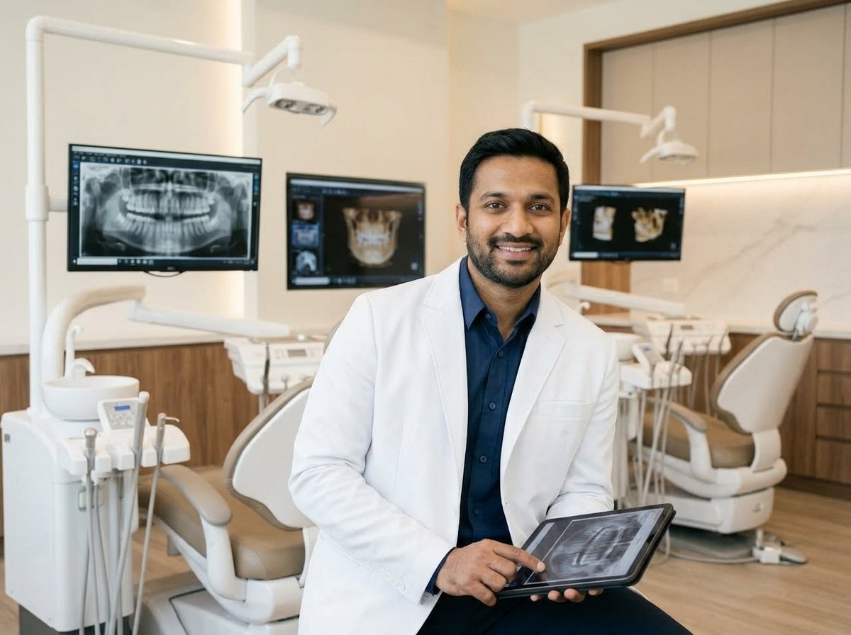 Dr. Kishor Tanir in clinic